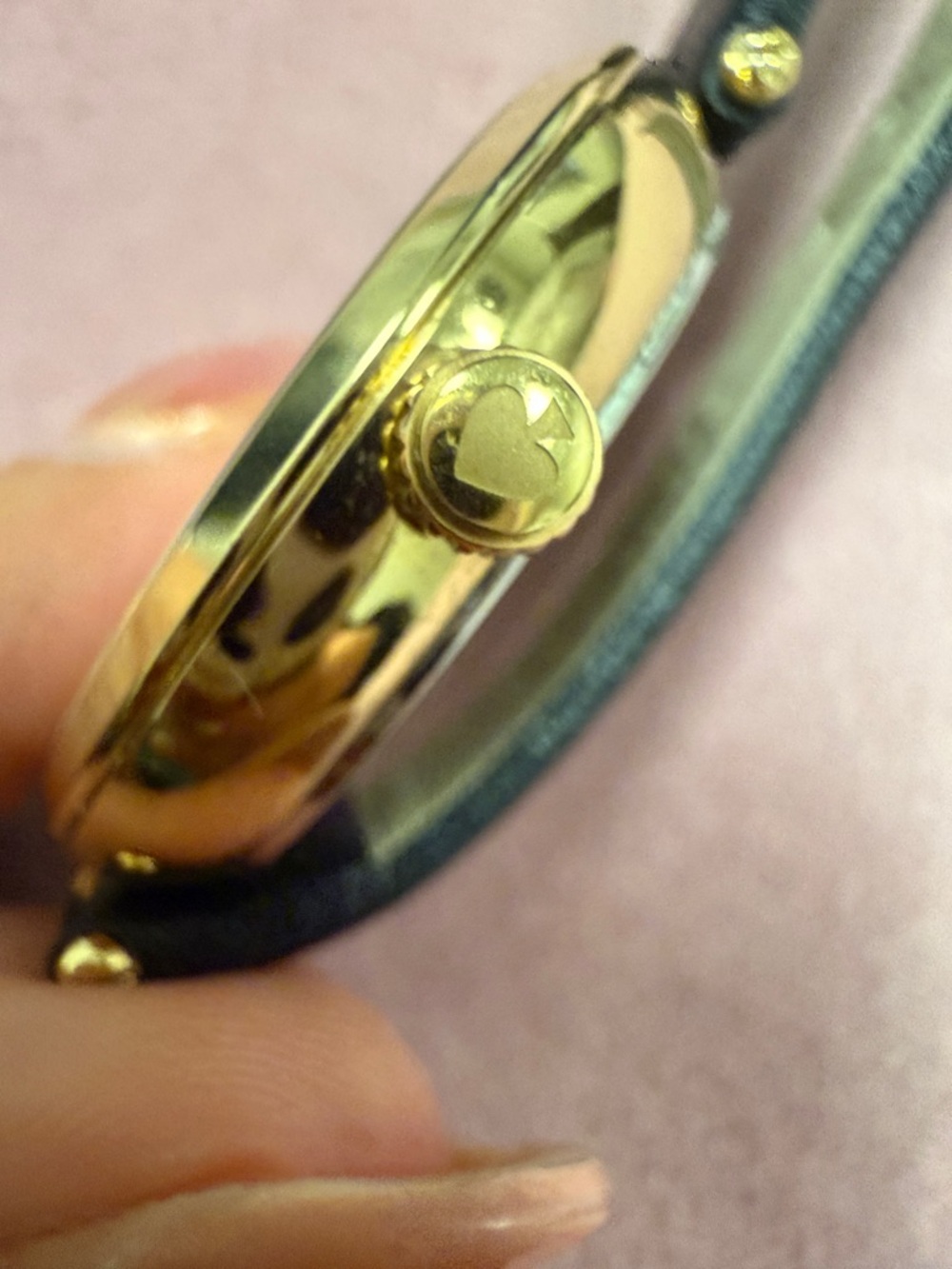 kate spade Gold Tone Watch with Pink and Blue Floral Dial - Picture 3 of 7